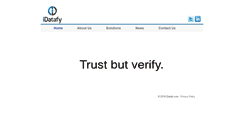 Desktop Screenshot of idatafy.com